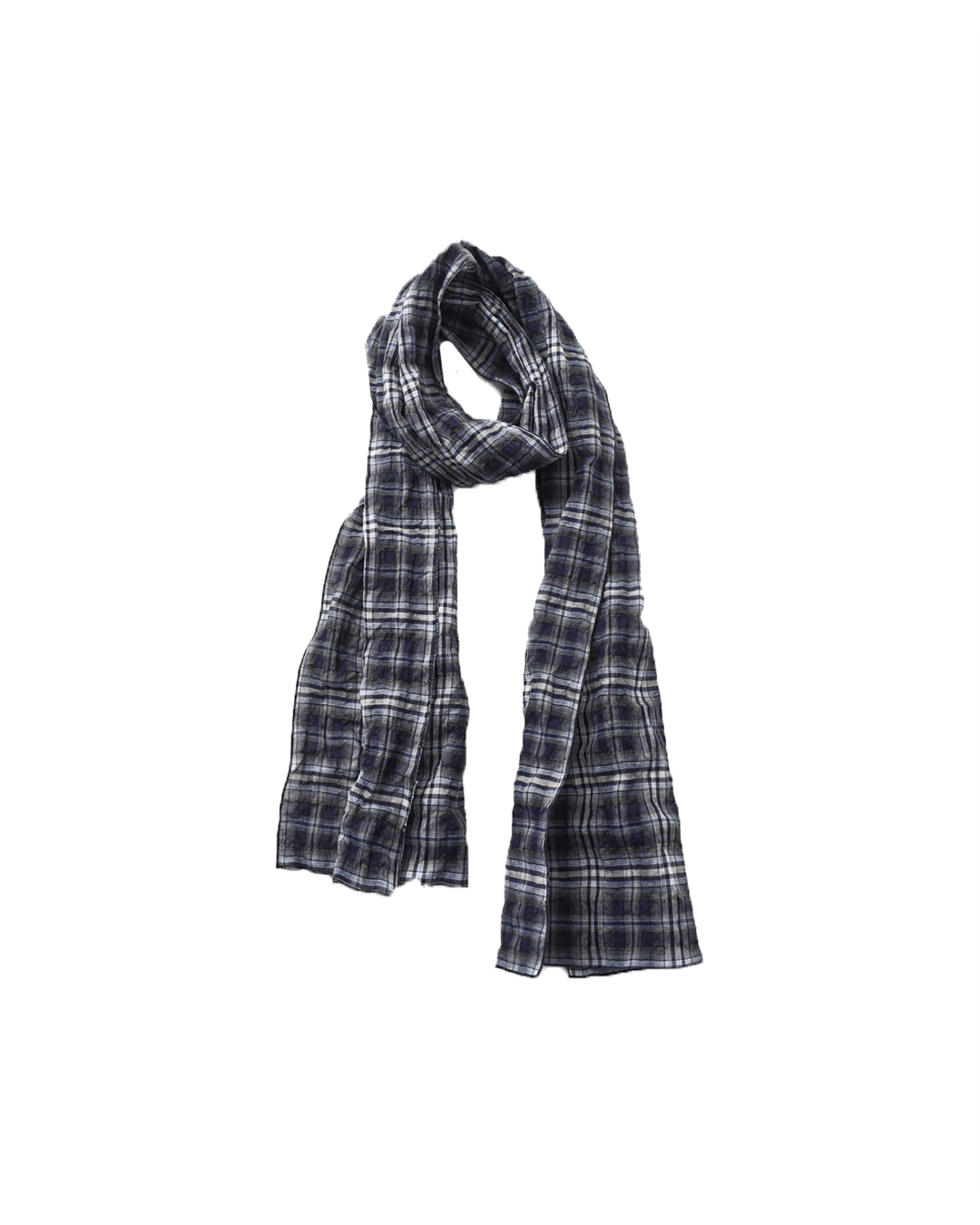 EASY CHECK SCARF V15 (DARK NAVY)