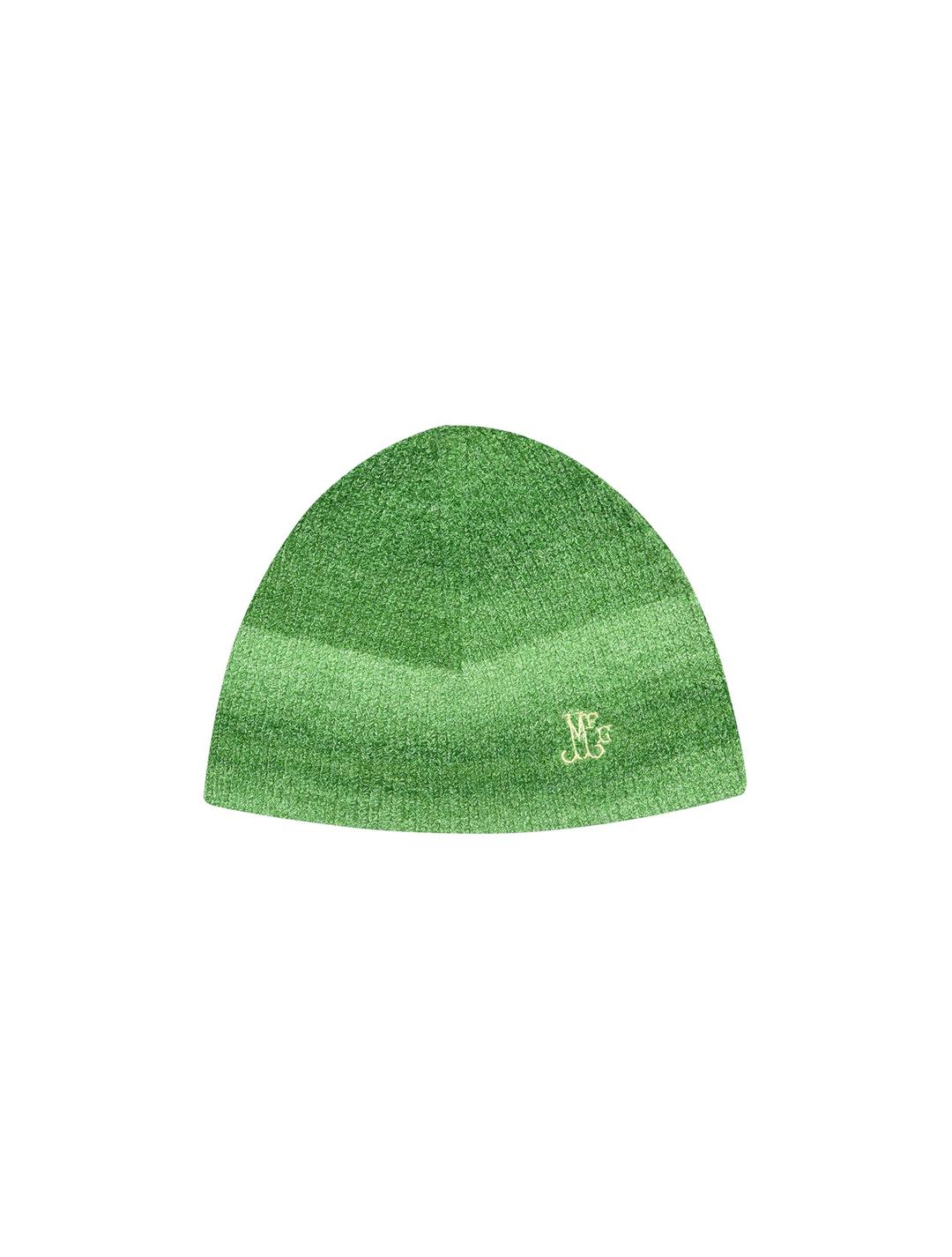 GRADATION KNIT BEANIE green