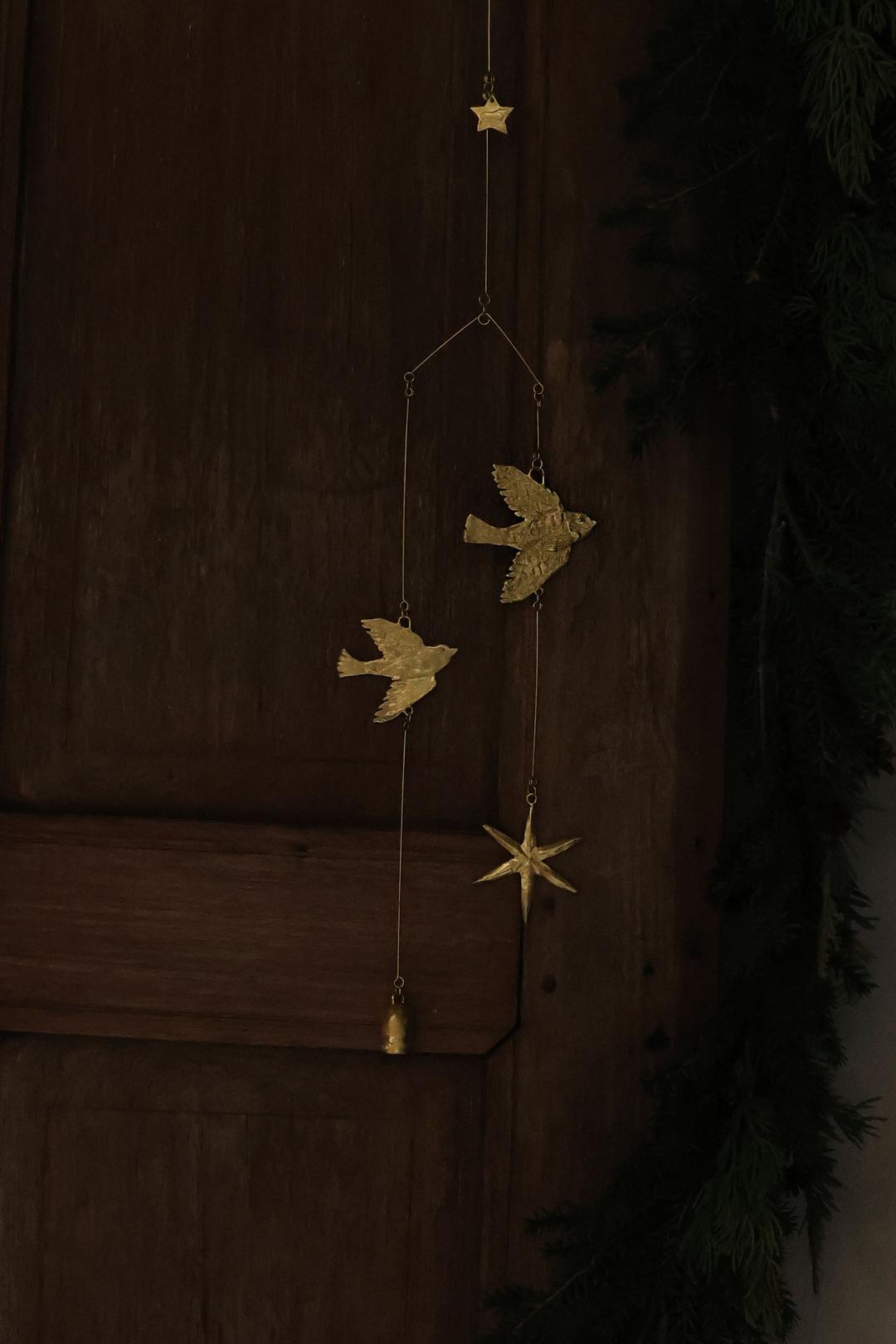 2줄 산비둘기 모빌 [각인가능]