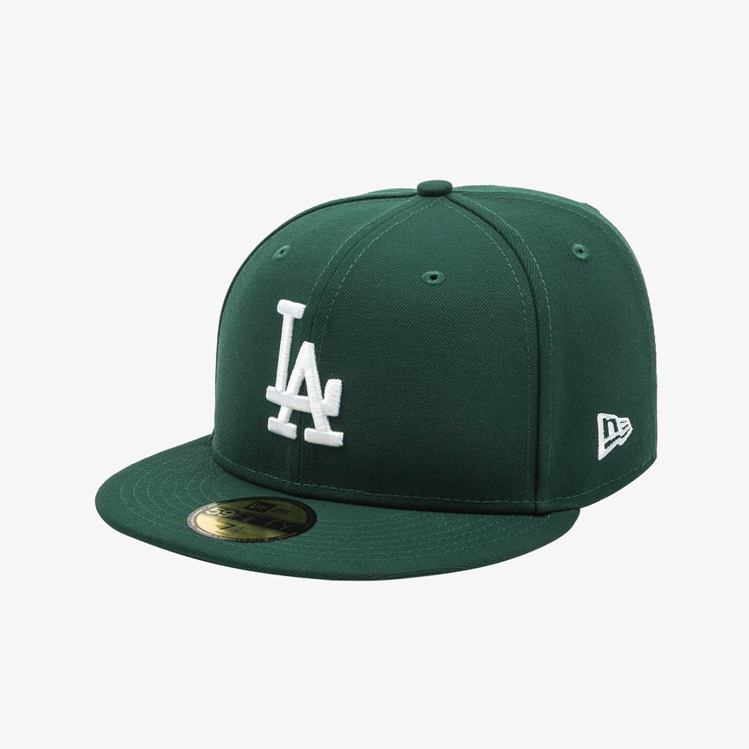 MLB LA 다저스 베이직 사이즈캡 다크 그린