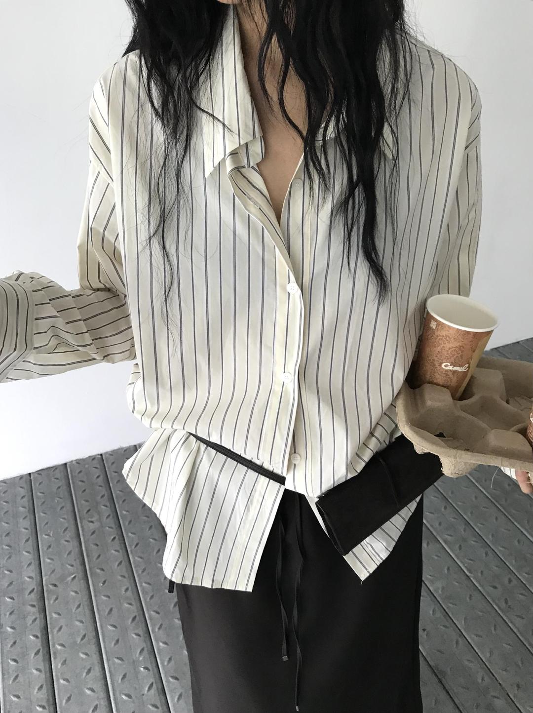 르아르디 fw 에이디 료드 셔츠 (세련핏 반했어 스트라이프 가을남방 )