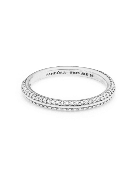 판도라 미 파베 실버 반지 199679C01