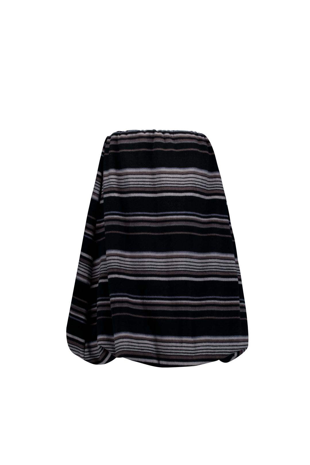 SHIRRING VOLUME SKIRT (COOL GRAY)