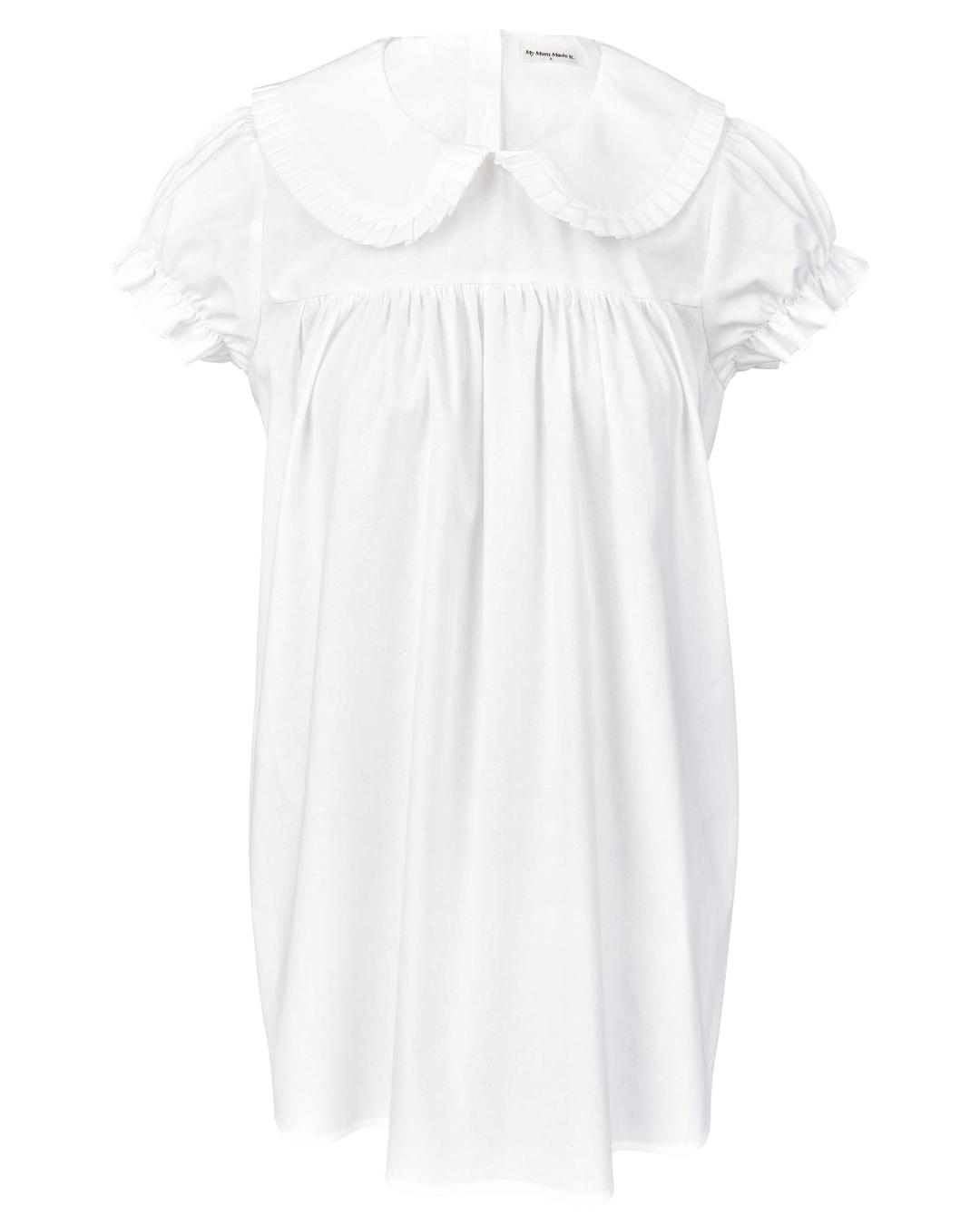 Babydoll Dress - White - XS