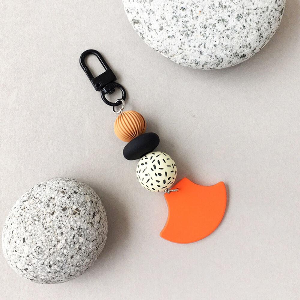 [삿치] OR FAN BALL KEY RING 오렌지 팬 유니크볼 키링