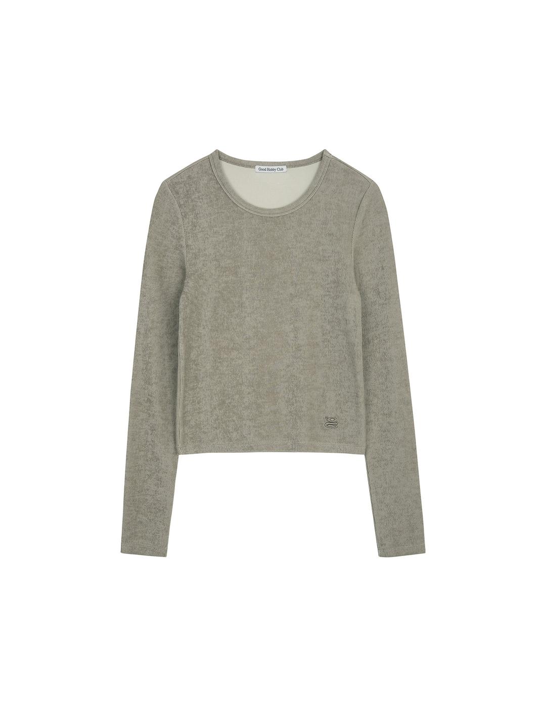 LAYERED LONG SLEEVE_KHAKI GRAY