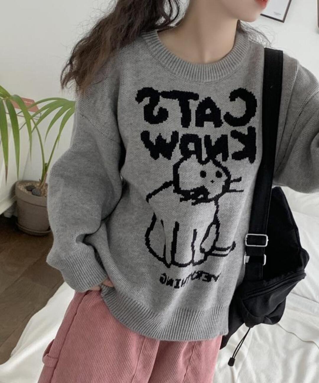 에브리 캣츠 니트