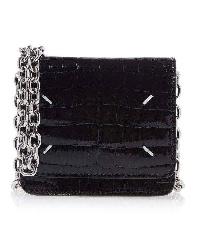 메종 마르지엘라 스티치 스몰 체인 월렛 크로스백 S56UI0148 P4392 T8013 S56UI0148P4392T801300