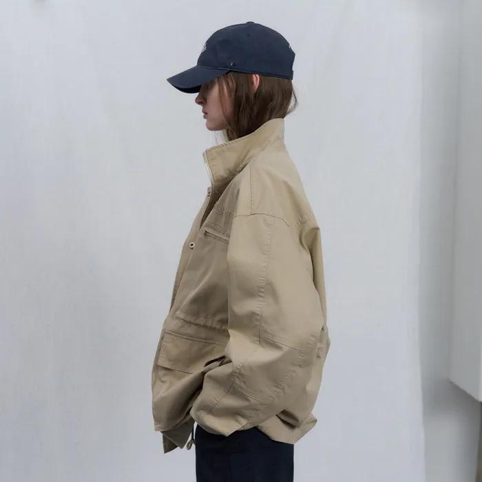 [3rd] Active cotton work jacket - beige
