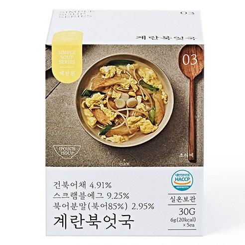 예찬원 계란북엇국, 30g, 1개 - 즉석밥/간편조리 | 쿠팡