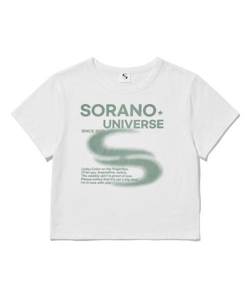 SORANO Basic Logo crop T-shirt [2Color]