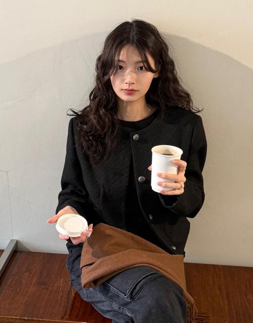 트위드 자켓 375504 [3color]