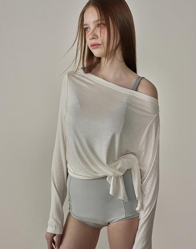 엘리 슬릿 멀티웨이 커버업 - White