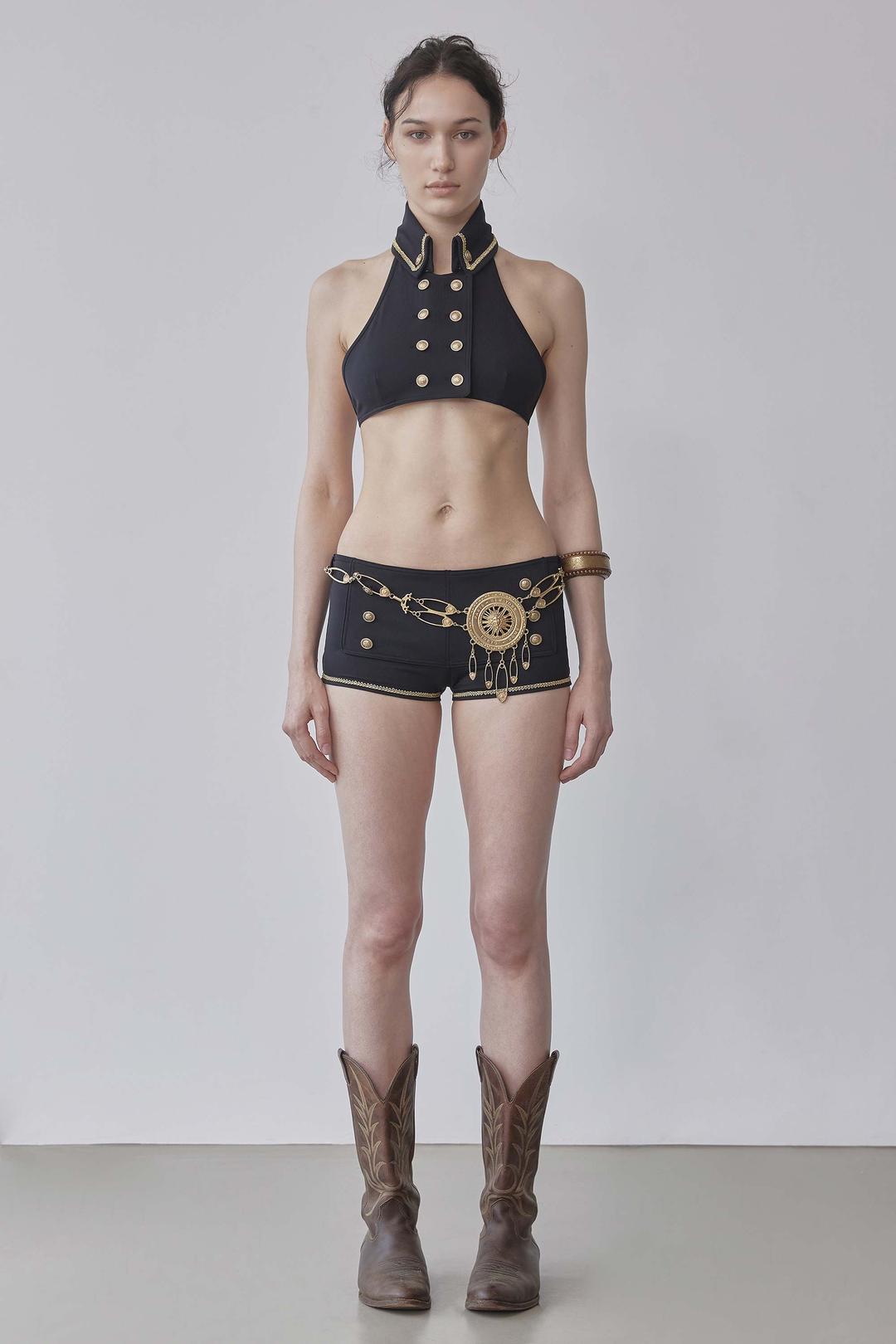 Navy Bikini Black