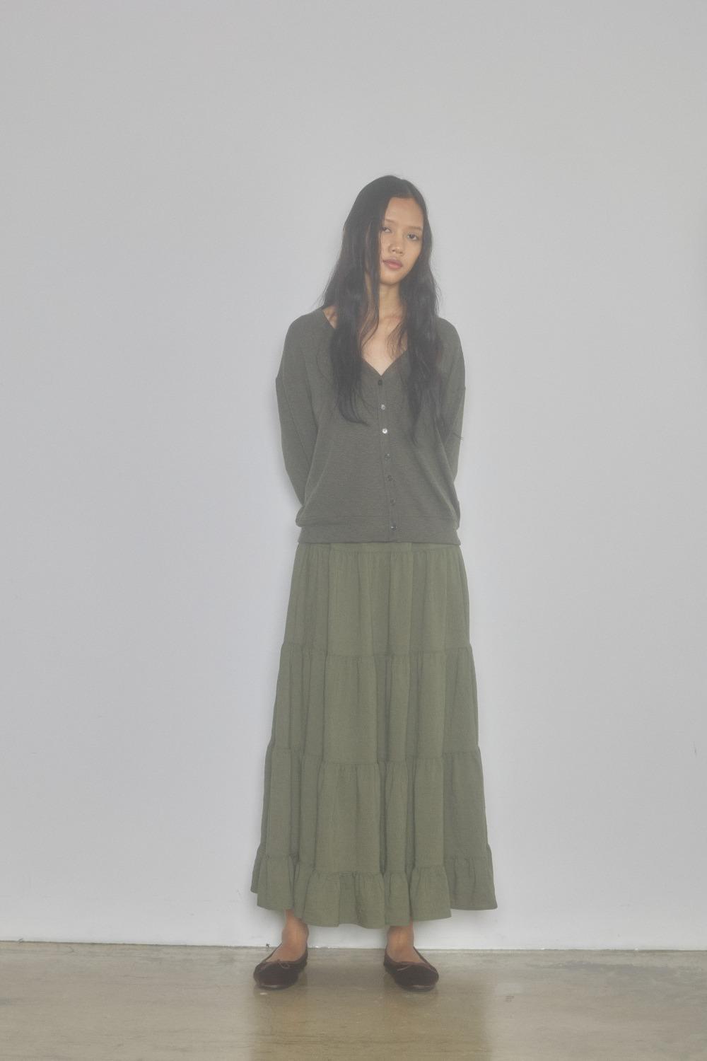 Kale long skirt