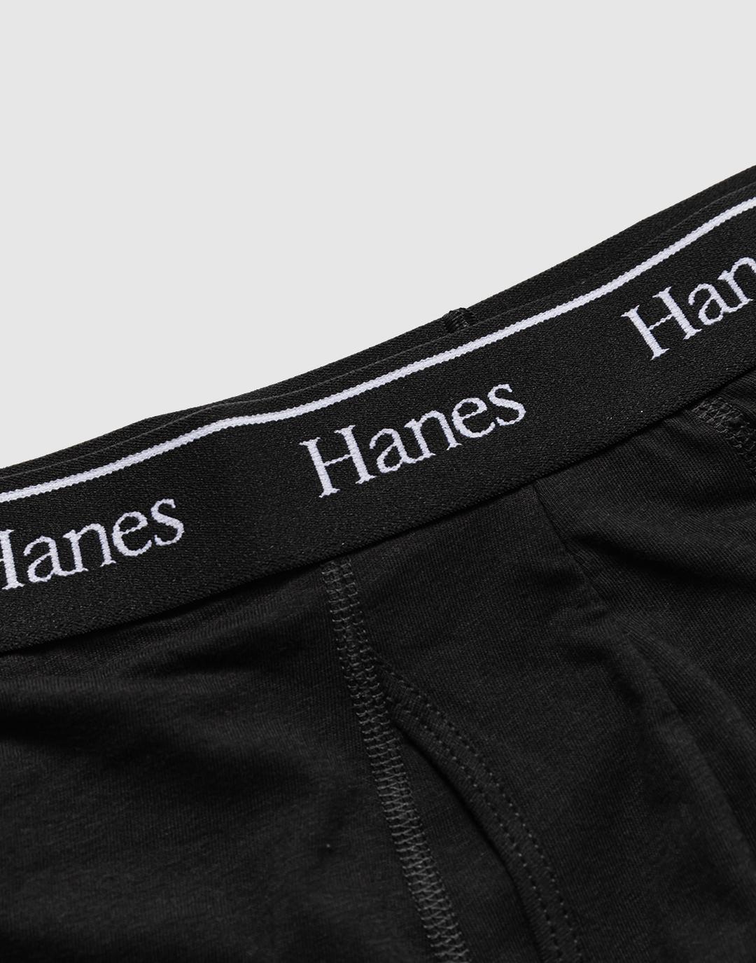 Hanes 3P Boxer Brief (Black / White)