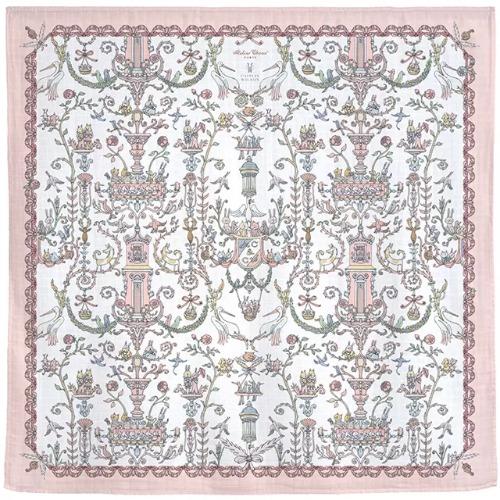 아뜰리에슈 블랭킷 CARRE Toile de Jouy Pink