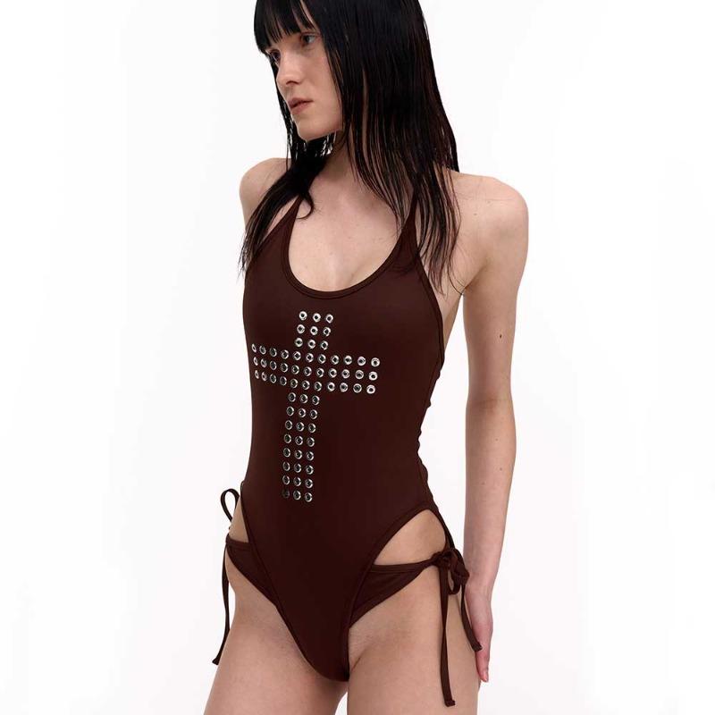 XCX MONOKINI (BROWN)