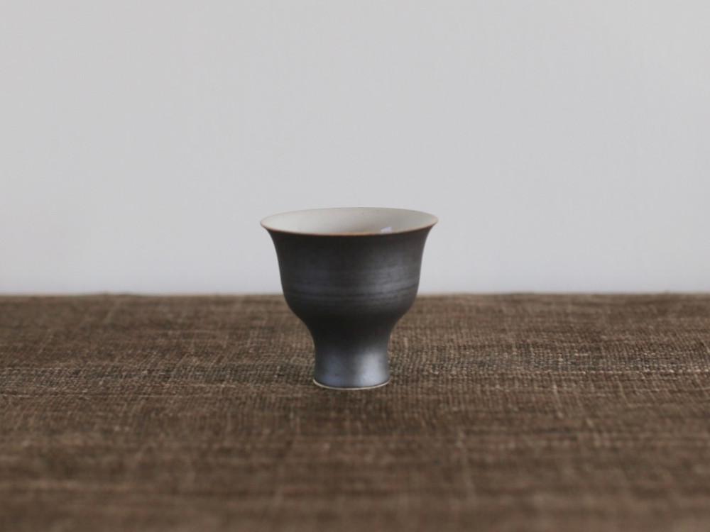토림도예 고백자 흑유잔