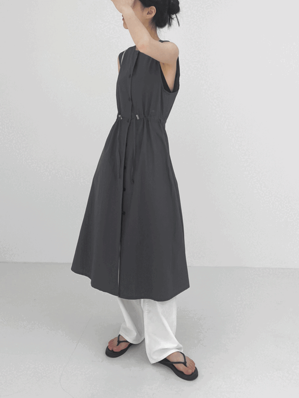 스토퍼 민소매 롱 원피스 (4C)