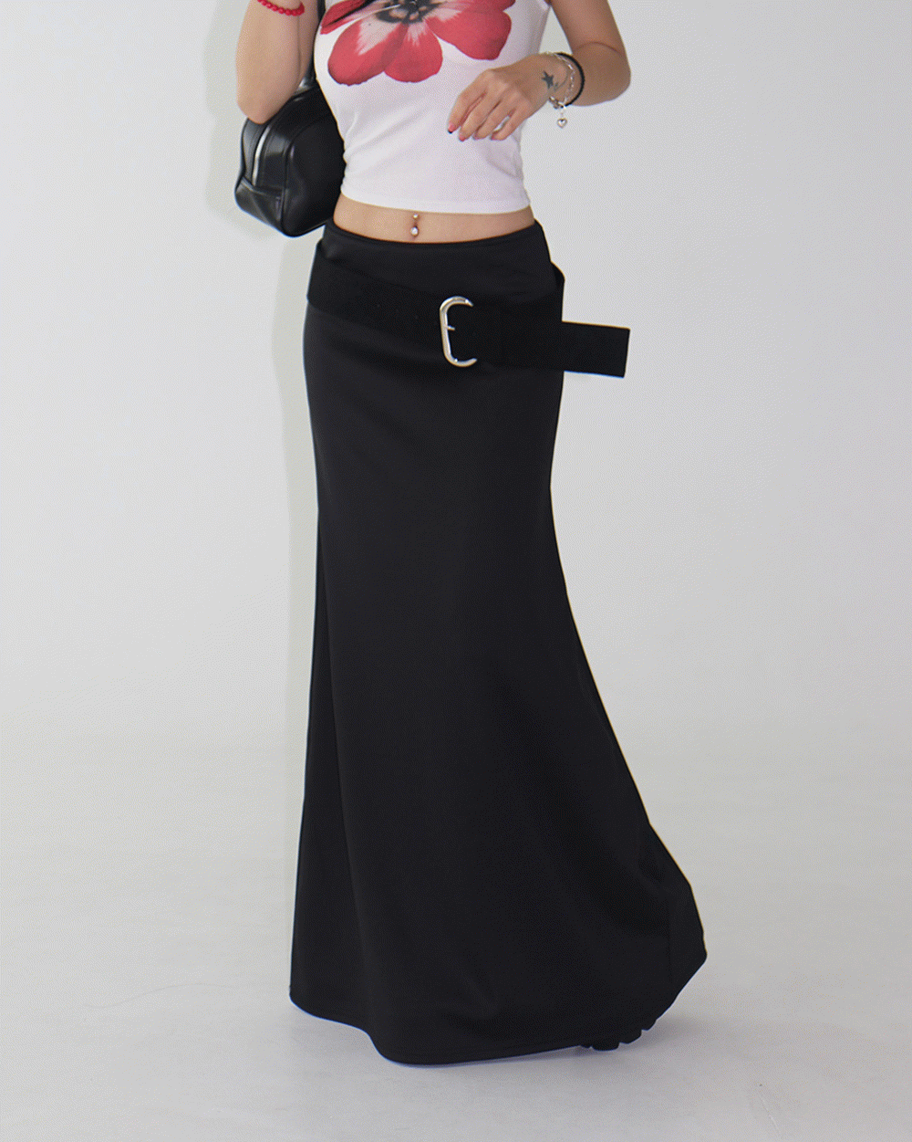 딜라잇제이 커버 맥시 롱스커트