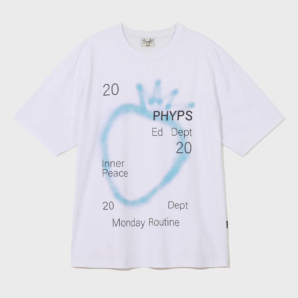 PHYPS® SPRAY BIG STRAWBERRY SS WHITE / BLUE