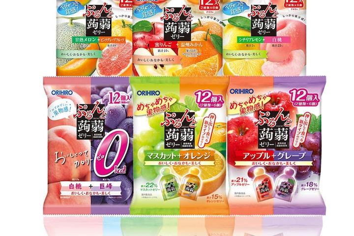 [오늘의딜][해외] 곤약젤리 12개입 2가지맛 4봉지 세트