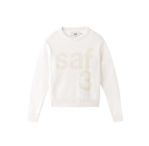 1/2 BASIC SAFARI KNIT (WHITE)