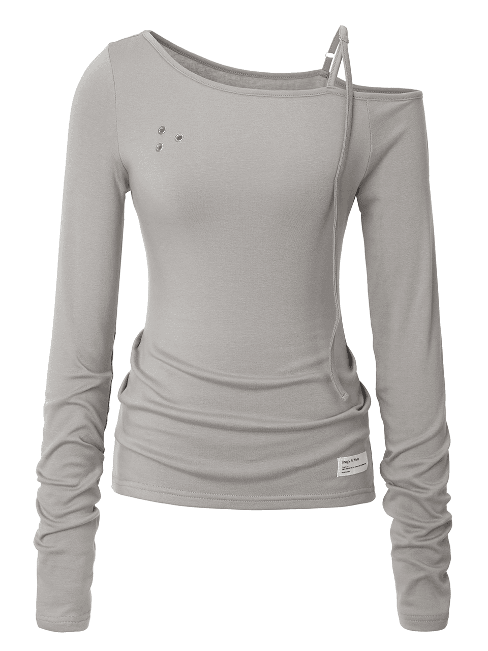 [4th Reorder] Buckle Strap Long Sleeve (mocha)