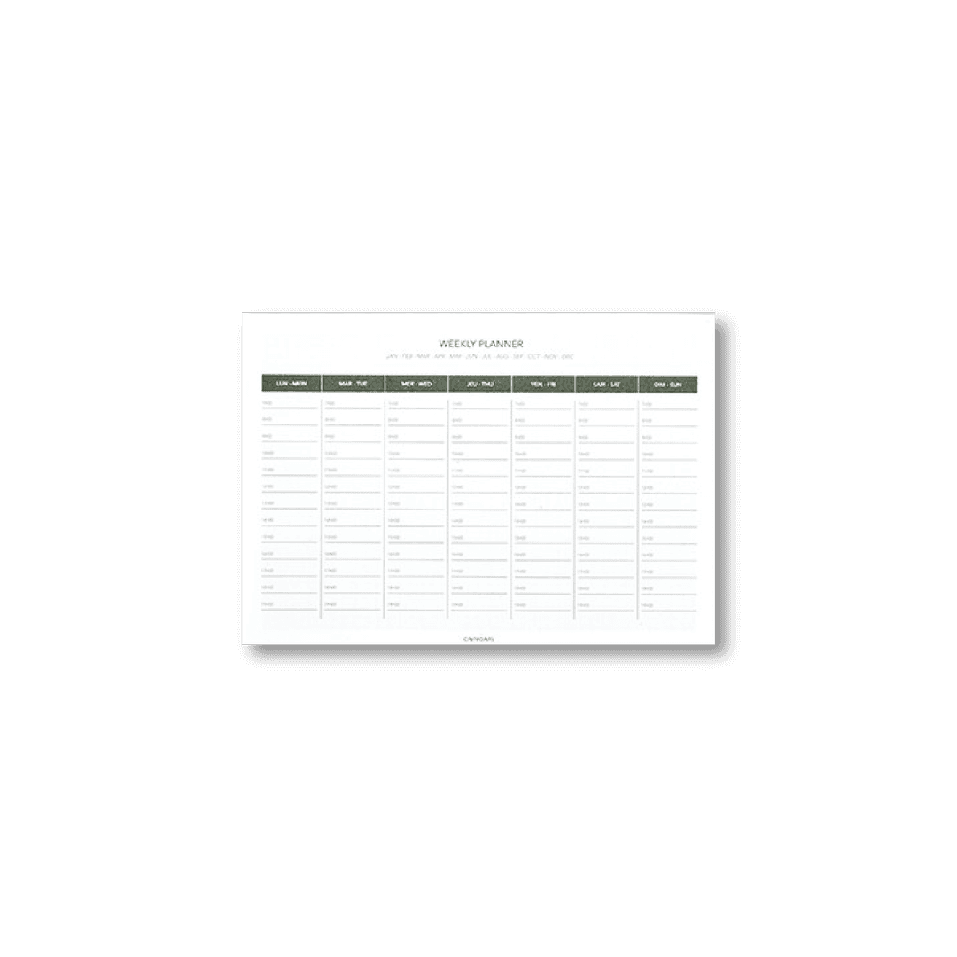A5 MILLIMETER Weekly Planner