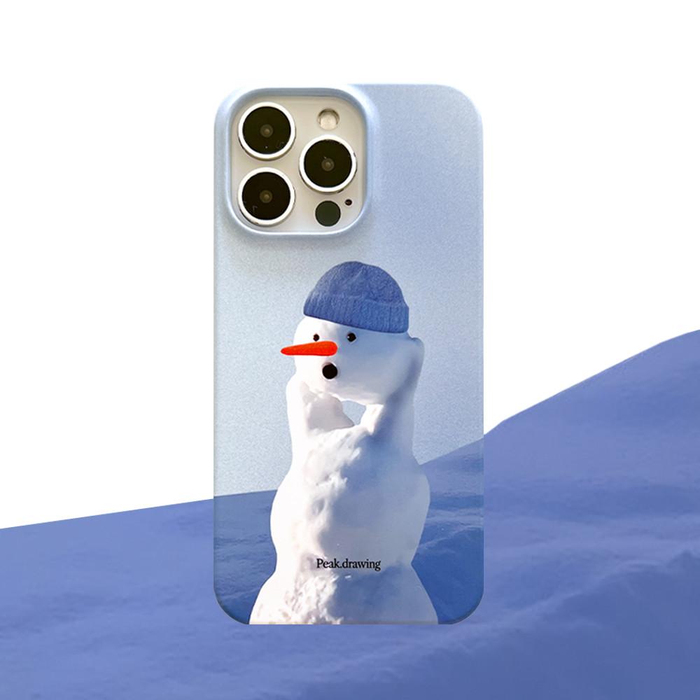 [1st blue things] picky snowman 하드 케이스 (무광 하드)