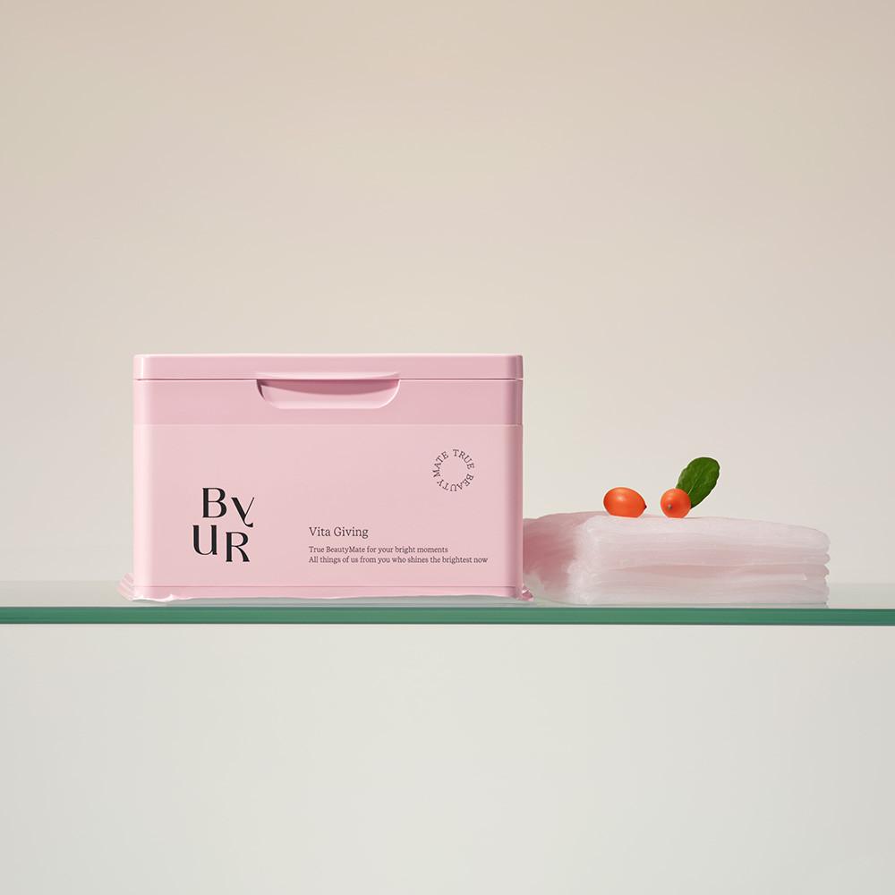 바이유어 비타 기빙 데일리 아쿠아 톤&잡티 케어 세럼 뽑아쓰는 마스크팩 30매