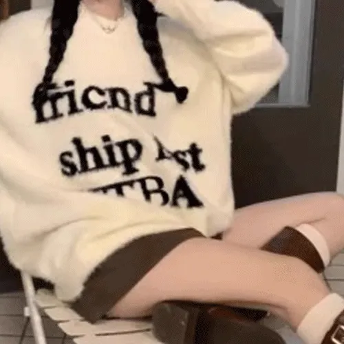 프렌드리 앙고라 니트