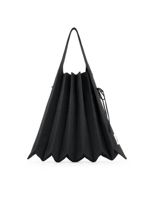 Lucky Pleats Knit L Rich Black