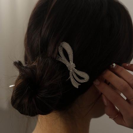 [무배] 러빙 리본 비녀 헤어핀