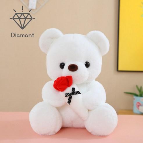 디아망 곰 인형 곰돌이 테디 베어 로즈베어 인테리어 이벤트 선물 - 봉제인형 | 쿠팡
