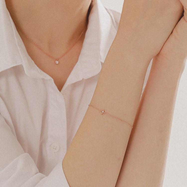 [핑크선물포장/십자가/앙증/귀여움] "우주에서 가장 예쁜꿈을 너에게 선물할게" 팔찌