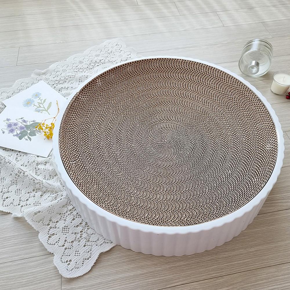 루디펫 고양이 원형 써클 스크래쳐 중대형 40cm 캣모나이트 냥모나이트