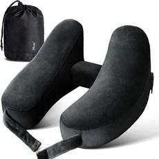 H형 여행용 에어 목베개 기내용 비행기 추천 다이소목베개