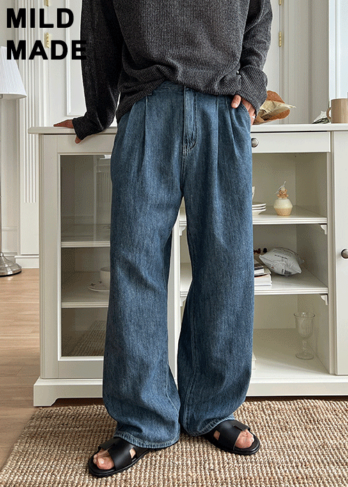 (MILD MADE)MD.011-Summer blue two tuck