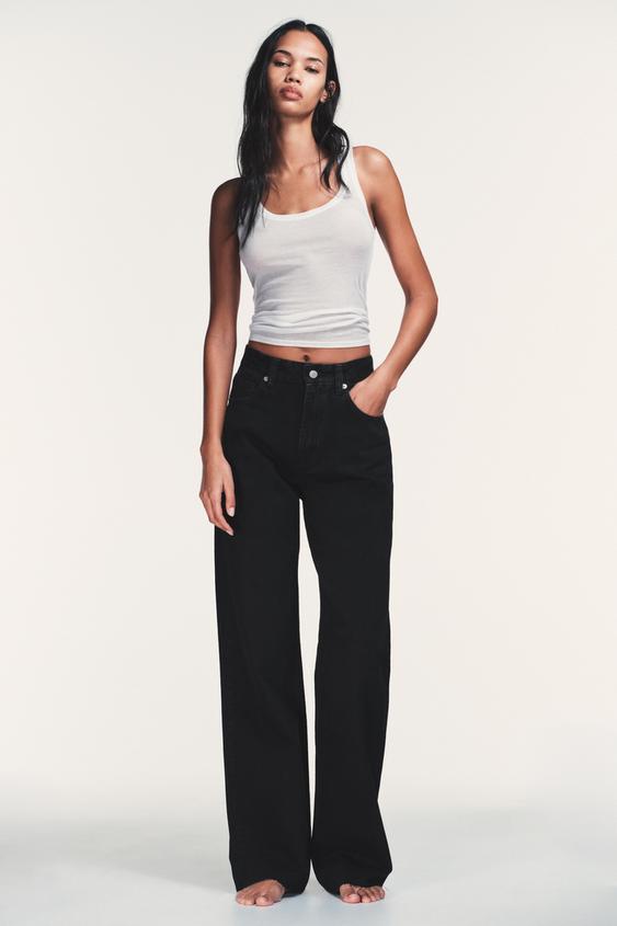 TRF WIDE-LEG HIGH-WAIST JEANS