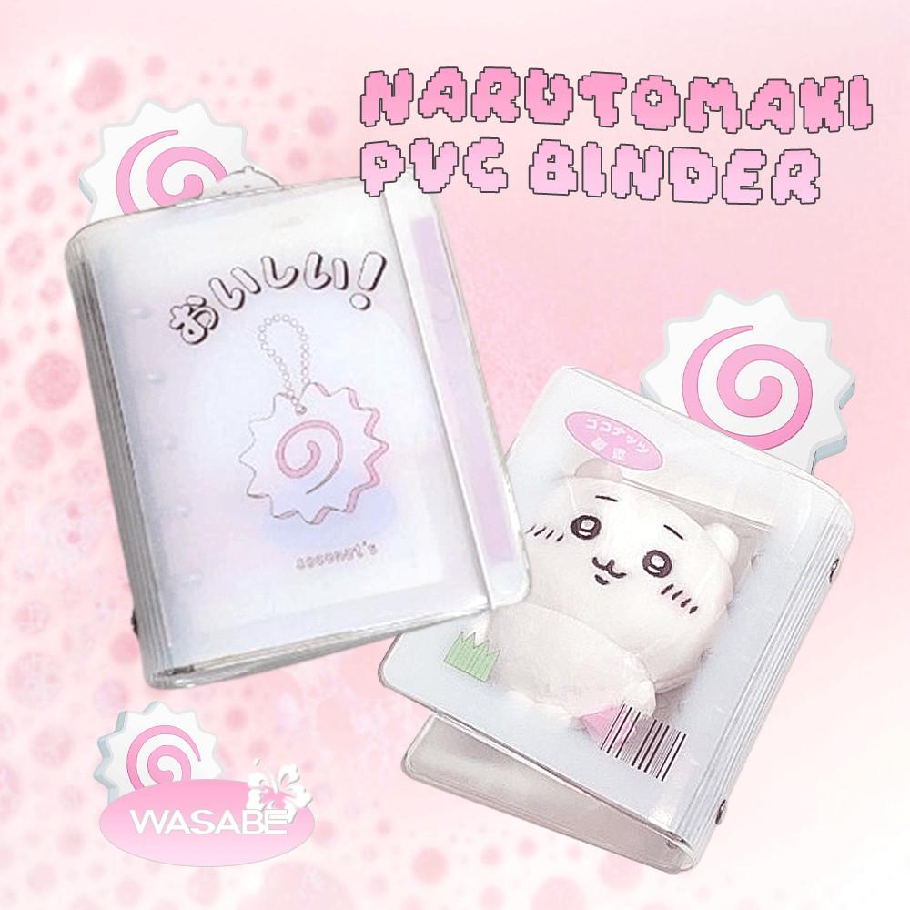 한정판 와사베 나루토마키 다이어리 바인더 PVC 5공 일본 카마보코 어묵 오뎅 m5