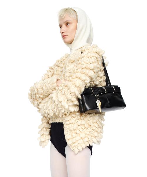 SHOULDER BROCLE MINI [STONE BLACK]