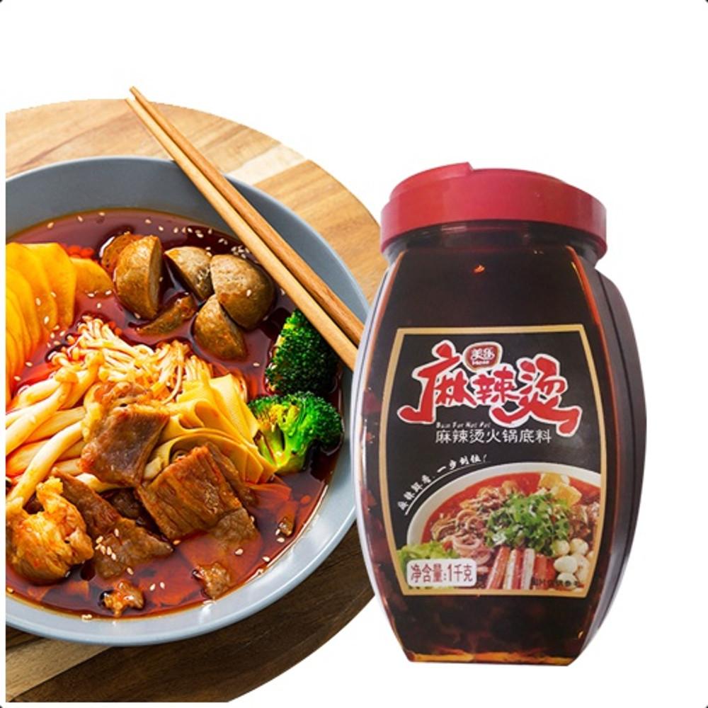 홍홍 중국식품 미락 마라탕 소스 1kg 대용량마라탕 마라소스 [원산지:중국]