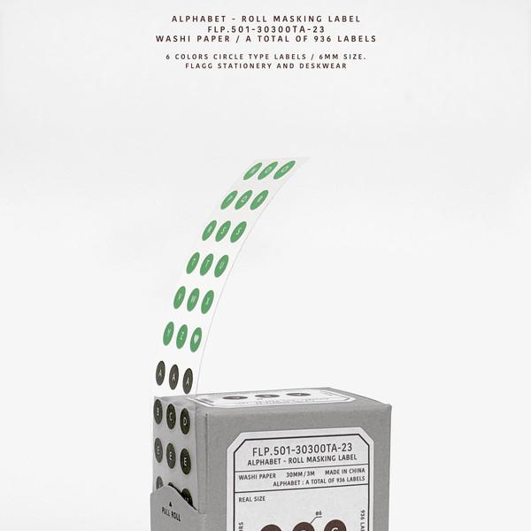 ALPHABET - ROLL MASKING LABEL