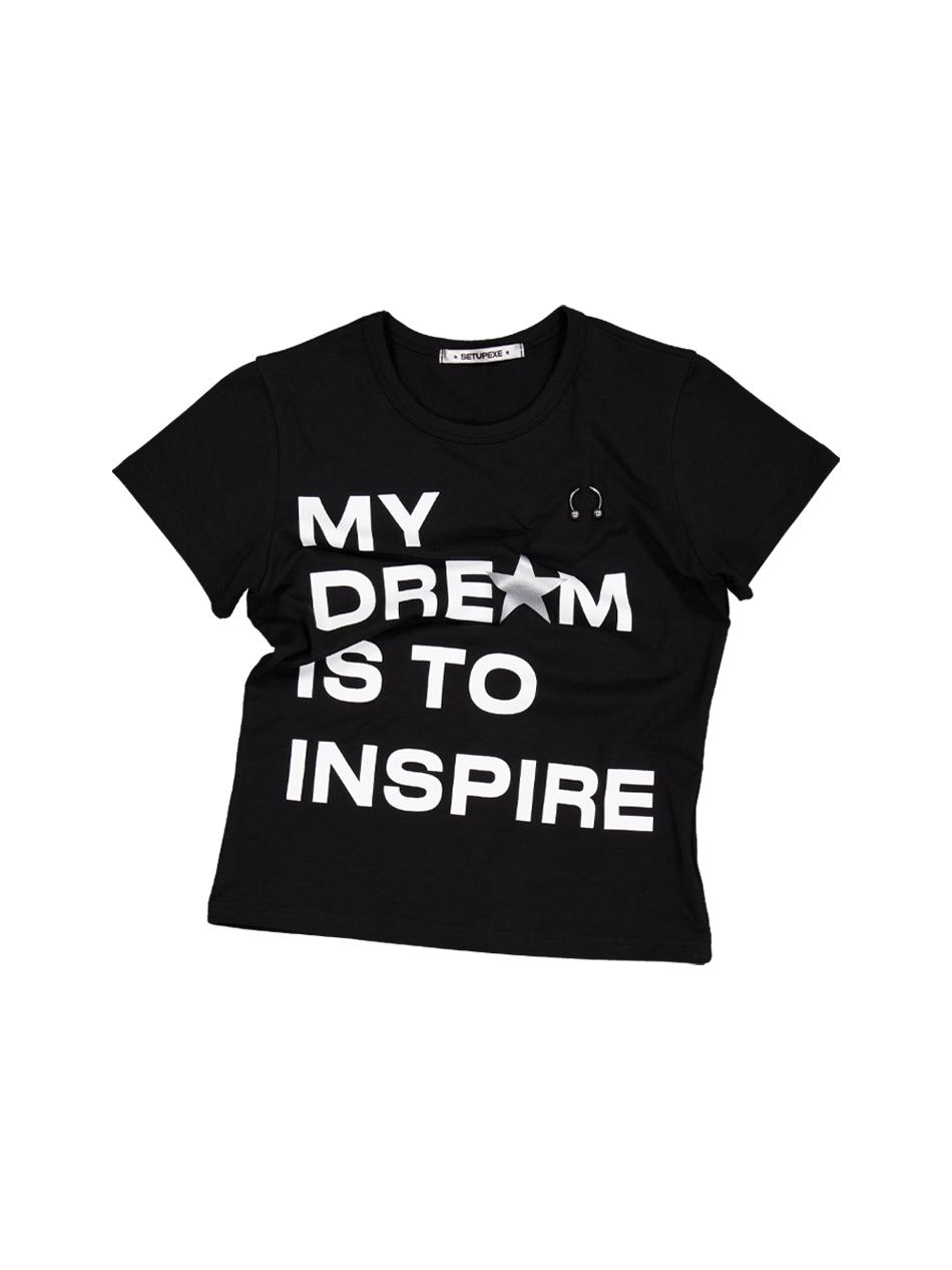 DRE★M PIERCING TOP / BLACK