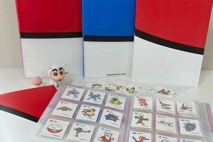 포켓몬 띠부띠부씰북 짱구 쿠로미 포카 스티커바인더 포켓앨범