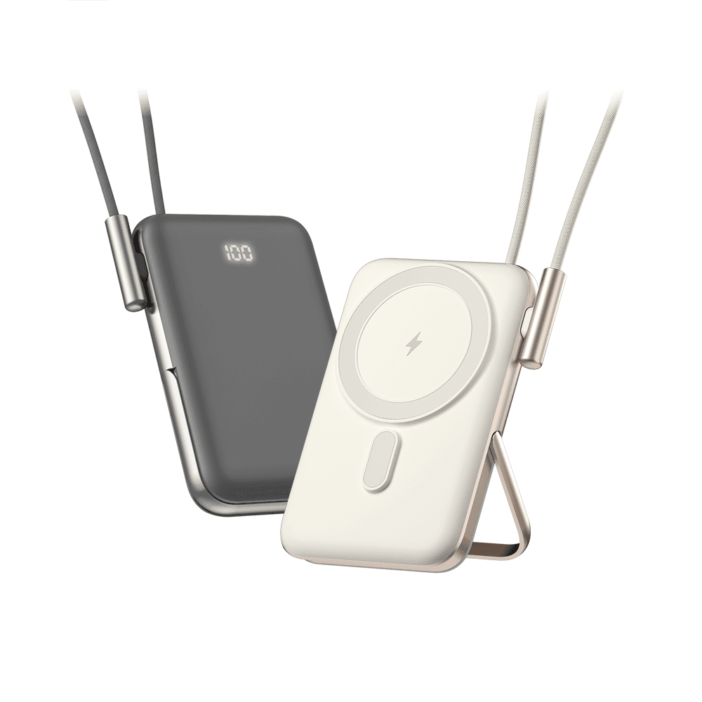 엠피맨 매그넘 프로 20W 고속 충전 무선 거치대 2in1 맥세이프 보조배터리 10000mAh