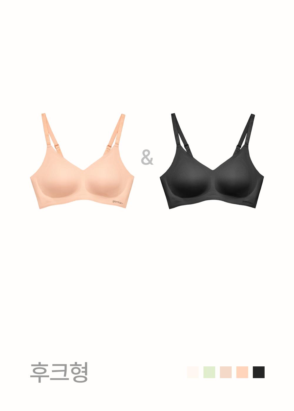 [균일가] 감탄 에어소프트 후크형 브라 1&1set