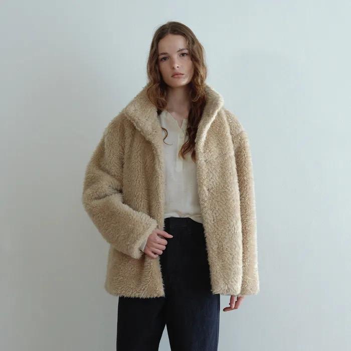 [4th] Baby Bear Fur Jacket_Beige